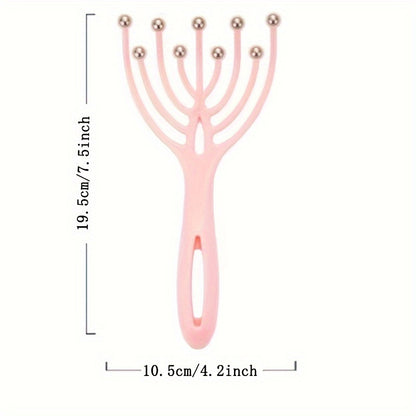 Nine-claw Head Massager, Ball Head Massage Claw, Meridian Massage, Scalp Scratching Comb