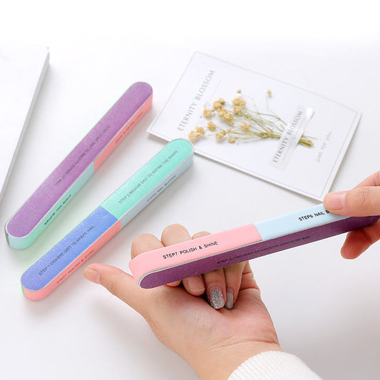 7 Sides Nail Cuticle Polish Strip Tool - Easy Manicure and Pedicure with Clean Cut