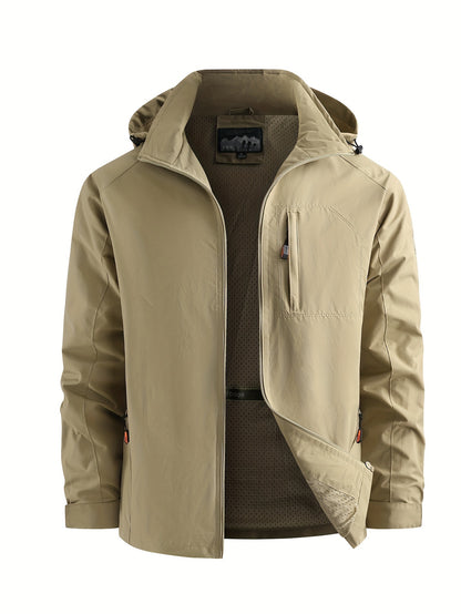 [Popular Choice] Men's Lightweight Jacket Packable Windbreaker Running Jacket Coat Stand Collar Windbreaker Bomber Jacket