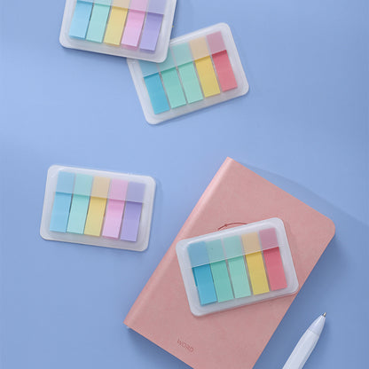 100-Count Oblong Sticky Tabs | Writable & Repositionable Page Flags | Color-Coded Index Tabs for Easy Organization