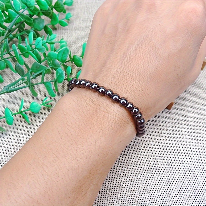 1/2/3pcs Men's Fashionable Sports Black Bracelet