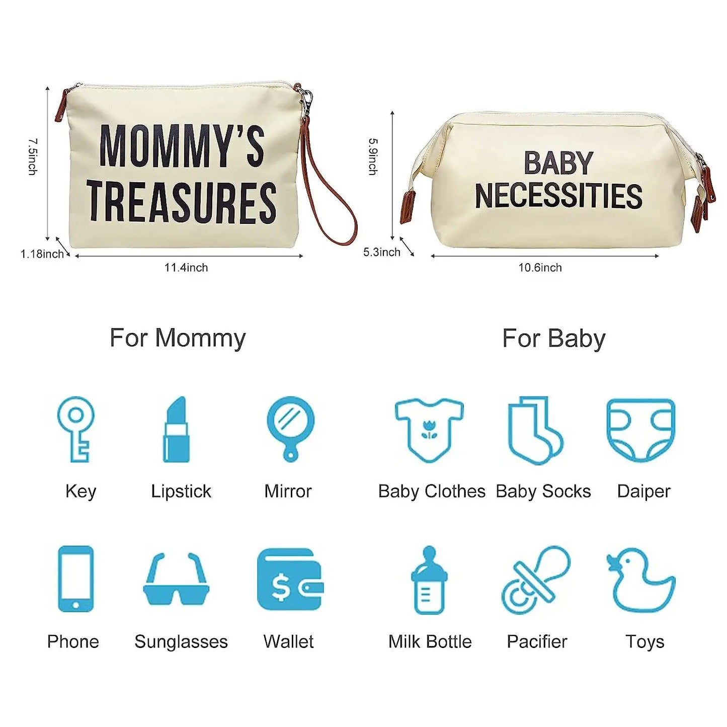 Mama Tote Bag Maternity Diaper Mommy Large Capacity Bag Women Nappy Organizer Stroller Bag Baby Care Travel Backpack Mom Gifts