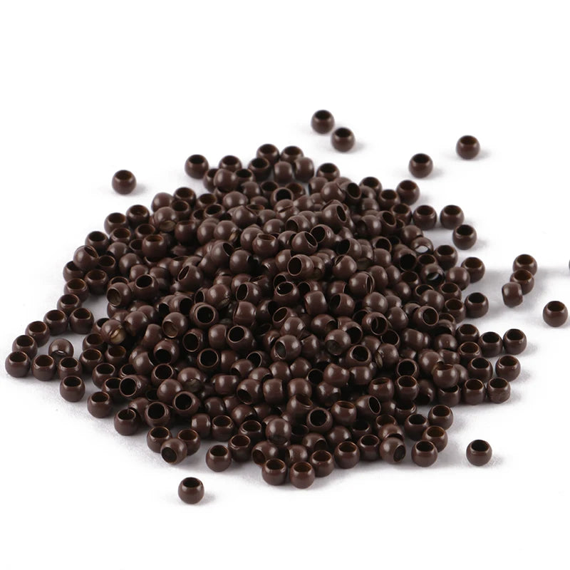 1000pcs 4.0mm nano rings beads for hair extension 13# blonde color