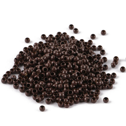 1000pcs 4.0mm nano rings beads for hair extension 13# blonde color