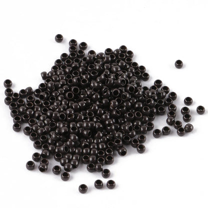 1000pcs 4.0mm nano rings beads for hair extension 13# blonde color