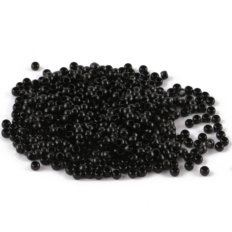 1000pcs 4.0mm nano rings beads for hair extension 13# blonde color