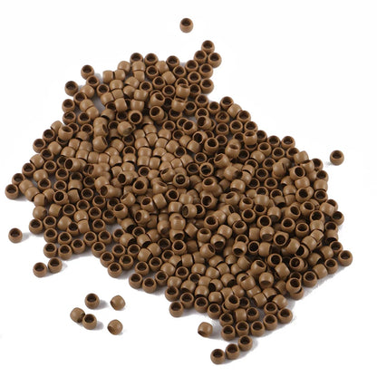 1000pcs 4.0mm nano rings beads for hair extension 13# blonde color