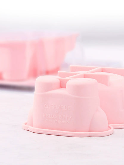 Chefmade Kitchen 4-Inch Cat Three-Dimensional Silicone Pudding Qi Feng Mousse Cake Steamed Rice Cake Ice Cream Baking Tool