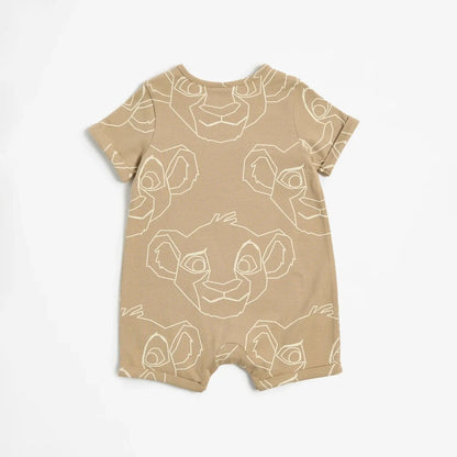 Newborn Baby Clothes Jumpsuit Cartoon Mickey Girl Boy Short Sleeve One-piece Clothes Toddler Costume Romper Infant Onesie
