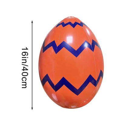 Easter Egg Blow Up For Outside 16Inch Giant Easter Egg Inflatable Outdoor Cute Eggs And Happy Easter Blowups For Holiday Party