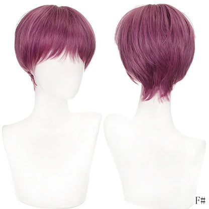 TALANG Men's Synthetic Wigs Short Straight Bangs For Male Boy Cosplay Anime Daily Party Wig Heat Resistant