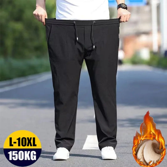 Winter 10XL Oversize Men's Formal Pants Trousers For Men Casual Dress Tailoring Clothes Social Suit Clothing Slacks Pants  Mens