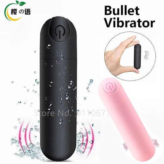 10 Speed Mini Bullet Vibrator for Women Rechargeable Vibrating Anal Vagina Jump Eggs Clitoral Stimulator Dildo 18 Adult Sex Toys