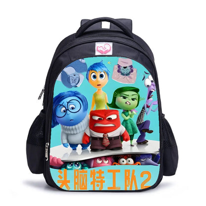 16inch Inside Out 2 Backpacks Boys Girls Cartoon Primary School Bags Orthopedic Kids Grade 1-6 Mochilas
