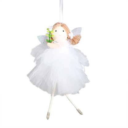24cm Easter Flower Bunny Ornaments Pink Yellow Gauze Skirt Bunny Easter Party Decor Supplies Home Desktop Decorations Kids Gifts