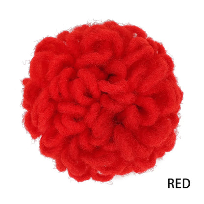 Dreadlocks Bun Afro Puff Drawstring Ponytail Hairpiece 8 Inch High Quality Synthetic Clip in Hair Extensions for Black Women