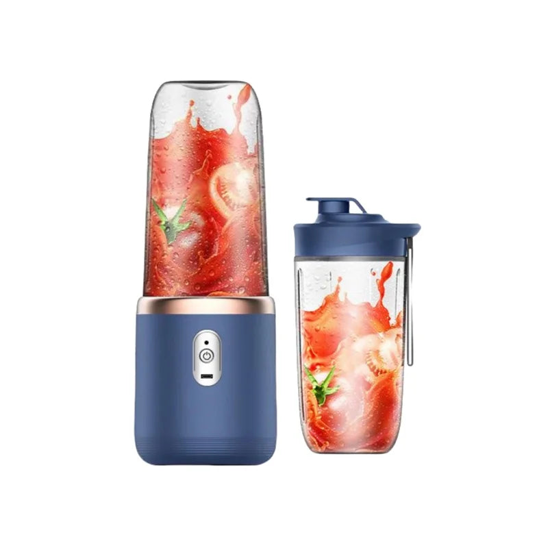 Xiaomi Portable Electric Fruit Juice Blenders 400ml Personal sized Mini Bottle Home USB rechargeable 6 Blades blender Machine