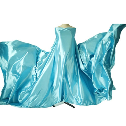 Maternity Silk Fabric Gown Pregnant Woman Photography Props Dress Satin Tossing Flowing Cloth Pregnancy Photo Shoot Accessories