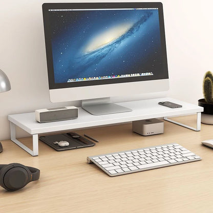 Multiple sizes desktop computer with elevated laptop display elevated dormitory desktop storage office screen base bracket