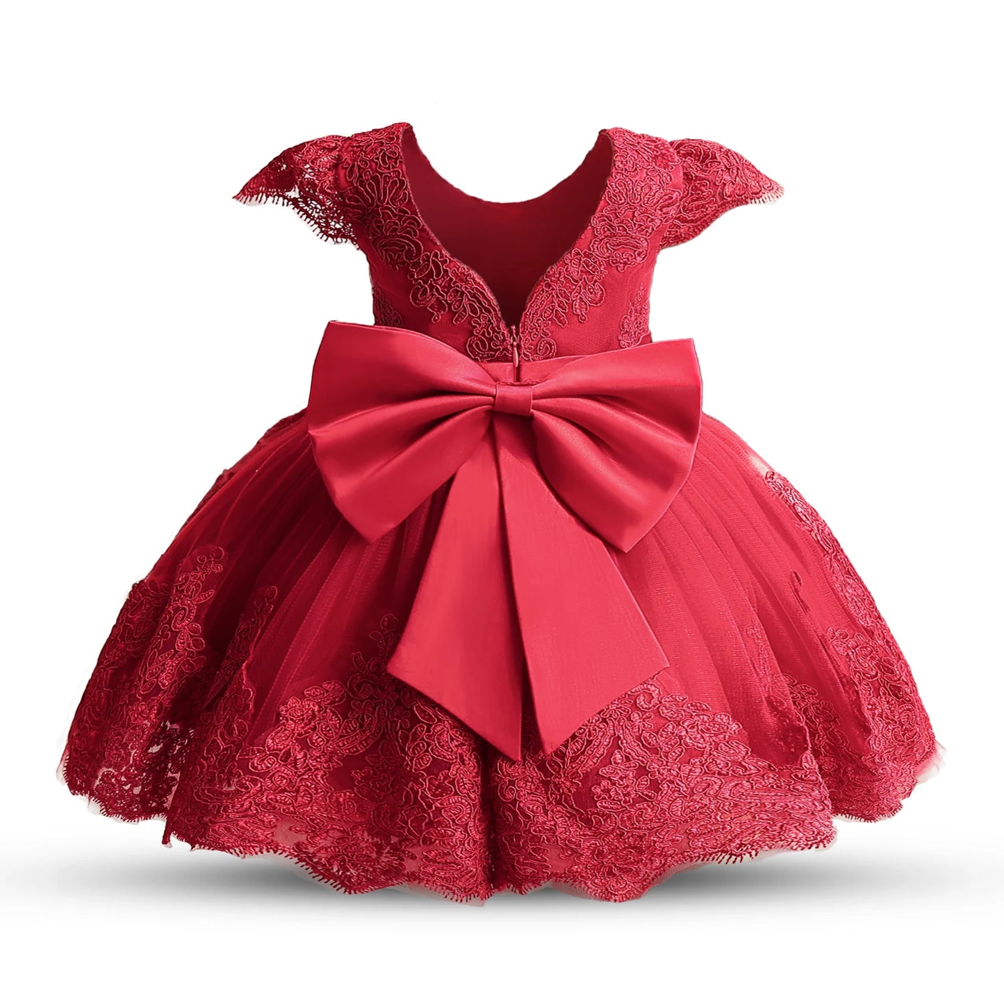 Embroidery Elegant Princess Dress for Girls Luxury Golden Lace Vintage Children Festival Party Gown Baby Formal Weddings Dresses