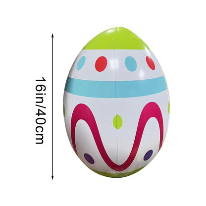 Easter Egg Blow Up For Outside 16Inch Giant Easter Egg Inflatable Outdoor Cute Eggs And Happy Easter Blowups For Holiday Party