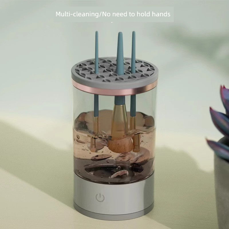 2024 New Arrival Cleanser of Makeup Brush Rechargeable Bean Bag Electric Cleaning Brush Automatic Scourer Quick-Drying Tool