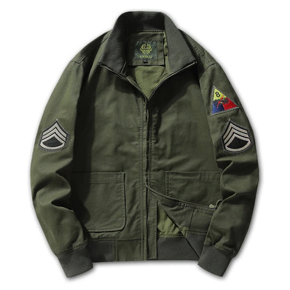 Autumn Men's Bomber Jacket Casual Male Outdoor Windbreaker Baseball Coats Fashion Retro Men Cotton Ma-1 Pilot Jackets  Clothing
