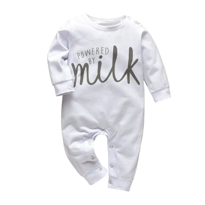 Four Seasons Baby Boys Letter Romper Clothes for Newborns infant One Piece Crawling Clothing Cotton Long Sleeve Jumpsuit Onesie