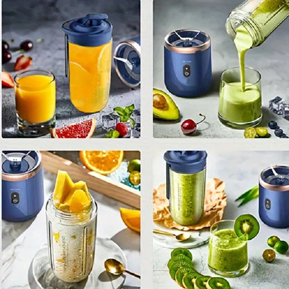 Xiaomi Portable Electric Fruit Juice Blenders 400ml Personal sized Mini Bottle Home USB rechargeable 6 Blades blender Machine