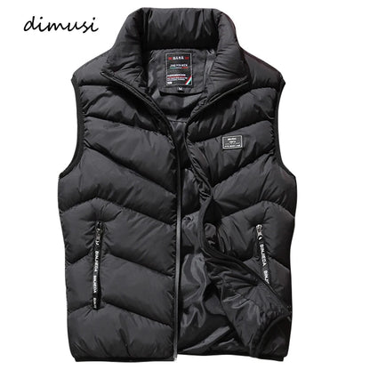 Winter Men's Padded Vest Coats Casual Outdoor Mountain Ski Warm Windbreaker Sleevless Jacket Men Climing Hunting Vests Clothing