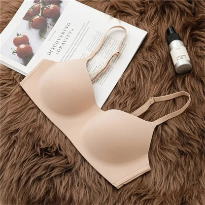 Seamless Tube Top Bras Women Underwear Small Chest Bras Women's Upper Support Bra Non-Wire Female Sexy Lingerie Solid Intimates