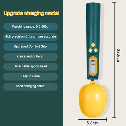 New LCD Digital Measurement Adjustable Weighing Spoon Coffee Powder Scale Baking Scale Electronic Measuring Spoon Kitchen Tools