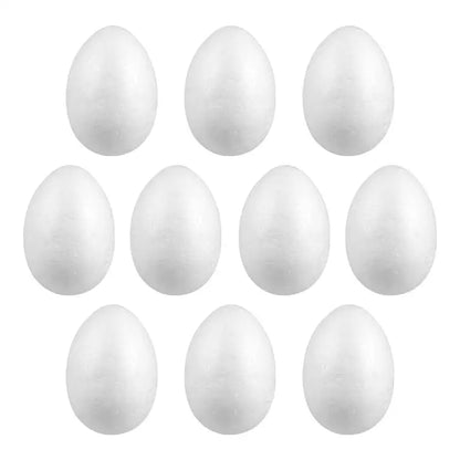 2/3/4 Pcs 15cm 20cm DIY Eggs White Foam Balls Eggs Easter Modeling Shapes Egg Ornaments Kids Painting Party Decorations
