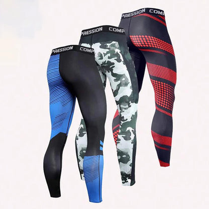 Men's Compression Pants Men Sportswear Training Legging Gym Skinny Trousers Tights Bottoms Jogging Sweatpants Running Pants Men