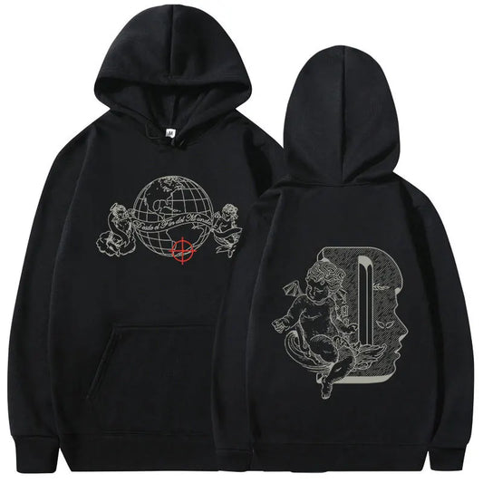 Rapper Duki Merch Hoodies Men's Women Clothing Fashion Hip Hop Oversized Hooded Sweatshirts Casual Fleece Long Sleeve Pullovers