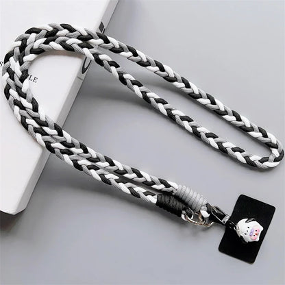 Can Be Carried Outdoor Mountaineering Mobile Phone Lanyard Women's Belts Woven Hanging Ornaments Anti Loss Lanyards Neck Strap
