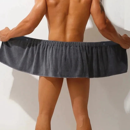 Men Wearable Bath Towel Pants Soft Microfiber Magic Underwear Sexy Man Swimming Panties Gym Sauna Travel Beach Boxer for Adults
