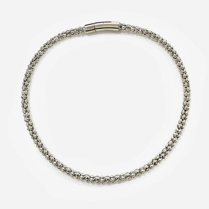 Peri'sbox Statement Stainless Steel Hollow Choker Necklace for Women Men Hip-Hop Gold Color Clavicle Chain Fashion Jewelry Party