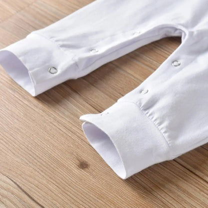 Four Seasons Baby Boys Letter Romper Clothes for Newborns infant One Piece Crawling Clothing Cotton Long Sleeve Jumpsuit Onesie