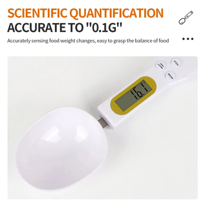 500g 0.1g Electronic Spoon Scale LCD Digital Kitchen Scale Weight Measuring Spoon Mini Kitchen Tool for Milk Coffee Food