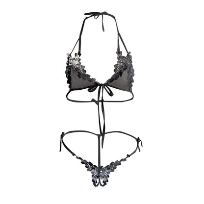 Sexy lingerie set lace Type Women's Bra set No Steel Ring Anti-sagging Gathered Push Up Large Size Thin Section Underwear