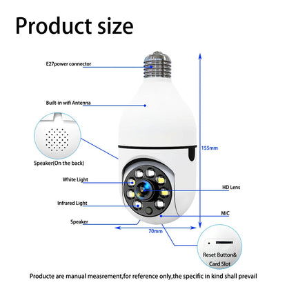 Video Surveillance Camera for Home 360 Wifi Security Camera Outdoor Cameras Wireless Wi Fi Wi-fi Recording Protection