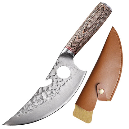 Forged Stainless Steel Kitchen Chef Boning Knifes Handmade Fishing Knife Meat Cleaver Butcher Knife Meat Cleaver Cooking Tools