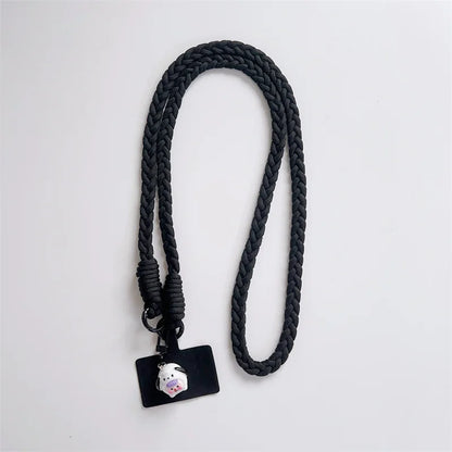 Can Be Carried Outdoor Mountaineering Mobile Phone Lanyard Women's Belts Woven Hanging Ornaments Anti Loss Lanyards Neck Strap