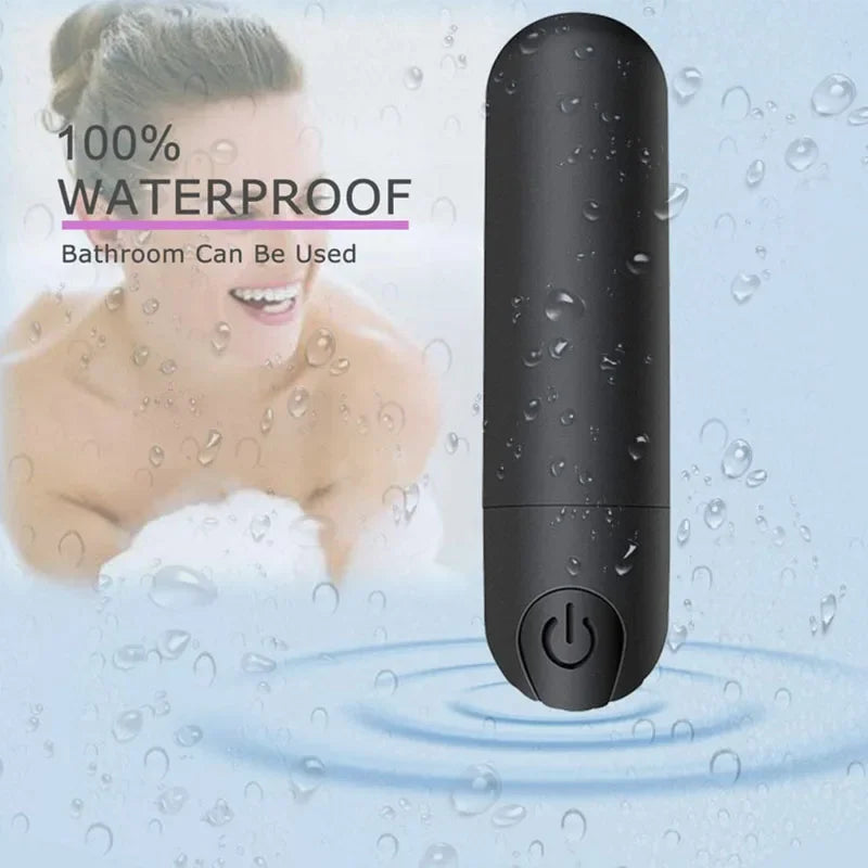 10 Speed Mini Bullet Vibrator for Women Rechargeable Vibrating Anal Vagina Jump Eggs Clitoral Stimulator Dildo 18 Adult Sex Toys
