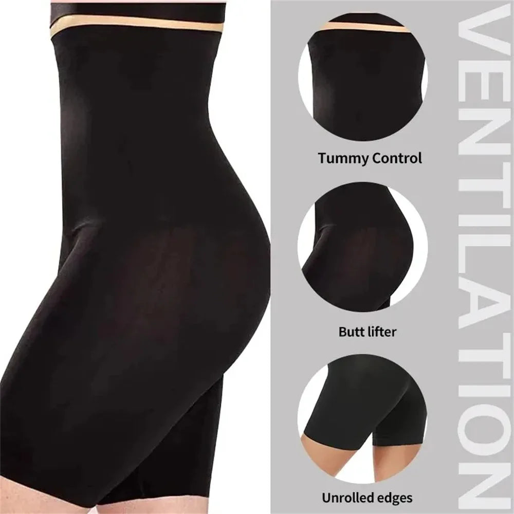 Women High Waist Shaper Shorts Breathable Body Shaper Slimming Tummy Underwear Panty Shapers Sexy Buttocks Lifting Thighs Shorts