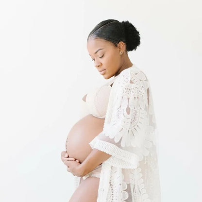 2024 Summer Maternity Photo Shooting Dress Large Size Pregnancy Photography Mother women Clothes Wear
