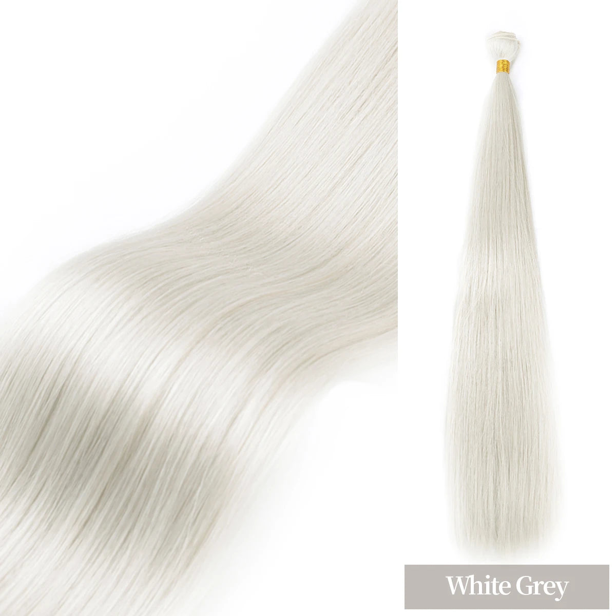 24 Inch Straight Hair Extensions Ombre Hair Bundles Heat Resistant Fiber Hair Weaving Synthetic Straight Hair