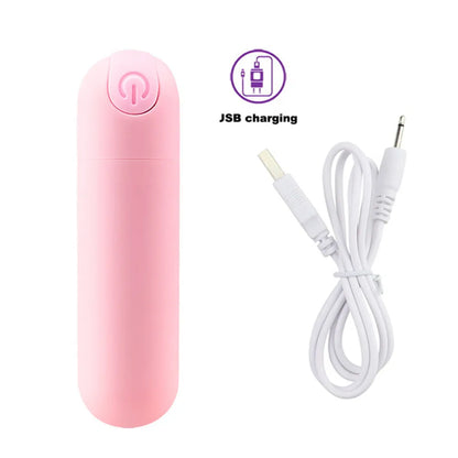 10 Speed Mini Bullet Vibrator for Women Rechargeable Vibrating Anal Vagina Jump Eggs Clitoral Stimulator Dildo 18 Adult Sex Toys