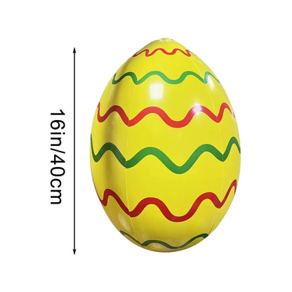 Easter Egg Blow Up For Outside 16Inch Giant Easter Egg Inflatable Outdoor Cute Eggs And Happy Easter Blowups For Holiday Party